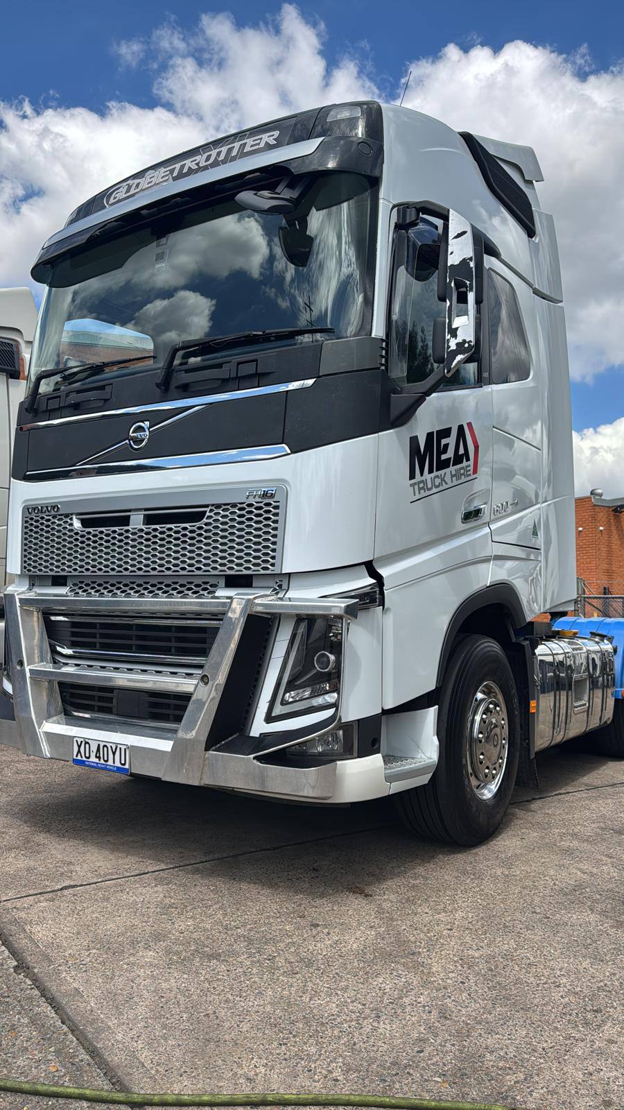 Road train convoy